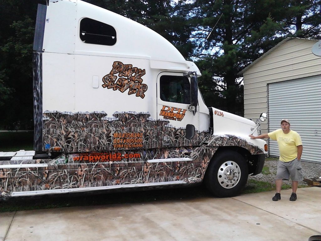 Big truck wrap